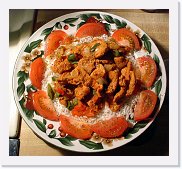 marinated-flank-steak * Marinated Flank Steak - A Mexican staple food, with assorted sweet peppers and onions served on a bed of rice. * 750 x 692 * (87KB)